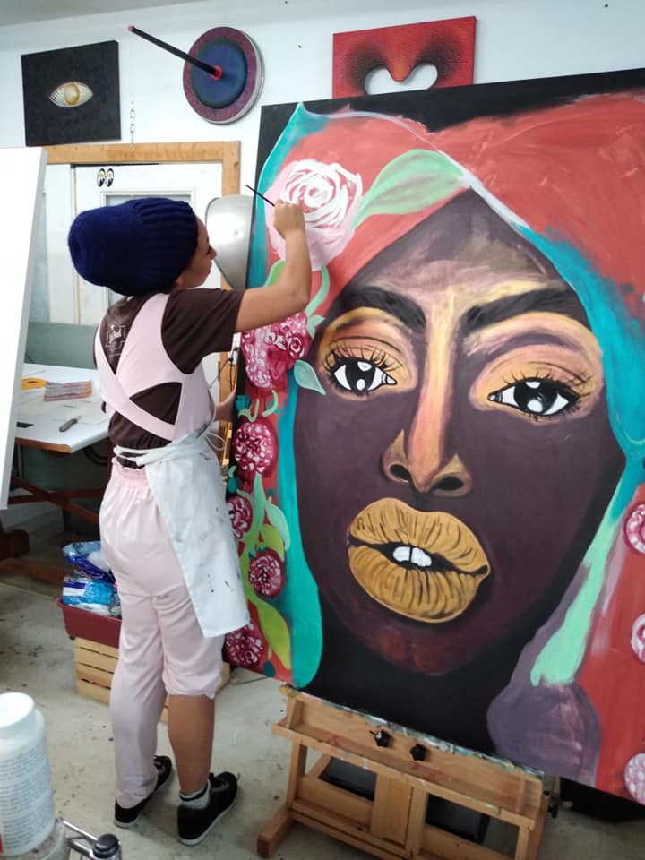 Maya at work
